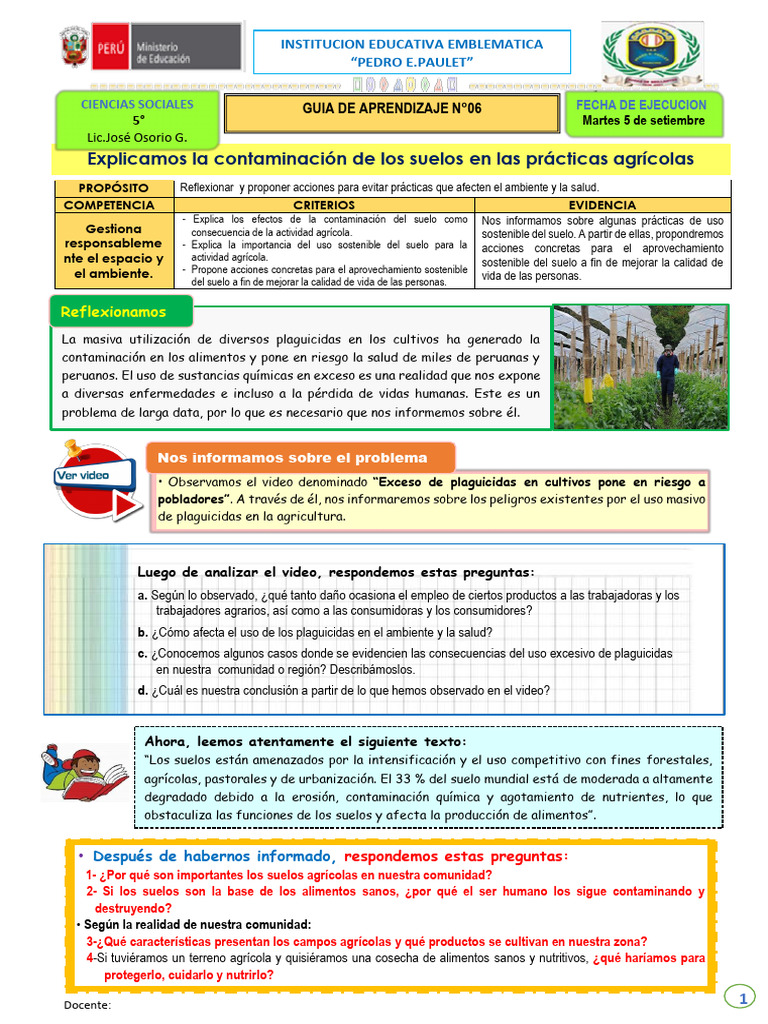 Explicamos La Contaminación de Los Suelos en Las Prácticas Agrícolas 5 ...