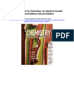 Solution Manual For Chemistry An Atoms Focused Approach Second Edition Second Edition