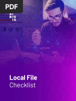 Local File Checklist