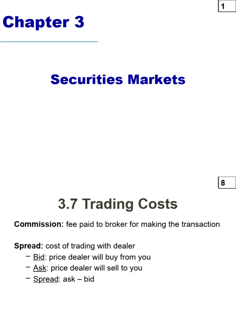 BF2201 W2 Chap003 005 Student | PDF | Margin (Finance) | Stocks