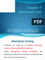 Chapter 7 Overheads Cost