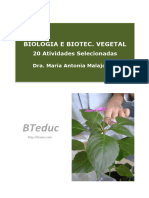 BIOLOGIA E BIOTEC VEGETAL 20 Atividades