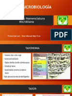 1.5 Taxonomía y Nomenclatura Microbiana