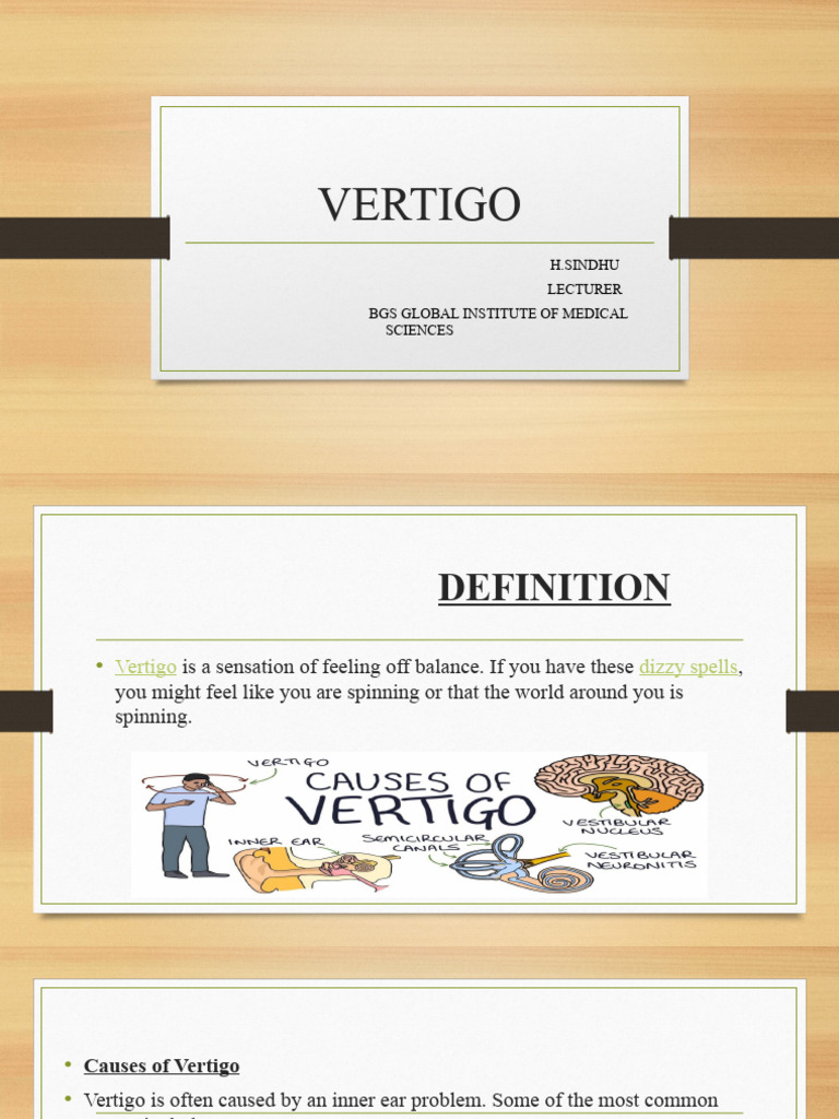 Vertigo PDF Vertigo Migraine