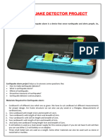 Earthquake Detector Project