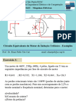 Aula16b Circuito Equivalente Do Motor de Indução - Exemplos