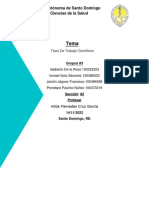 Tipos de Trabajo Cientificos Final