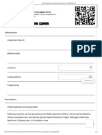 Field Inspection and Quality Control Log - SafetyCulture