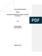 Draft Consultancy Contract For Design and Construction Supervision Final 21.2.2019