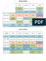 Horario 2021 Primaria .2.0 PDF
