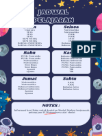 Jadwal Pelajaran: Senin Selasa