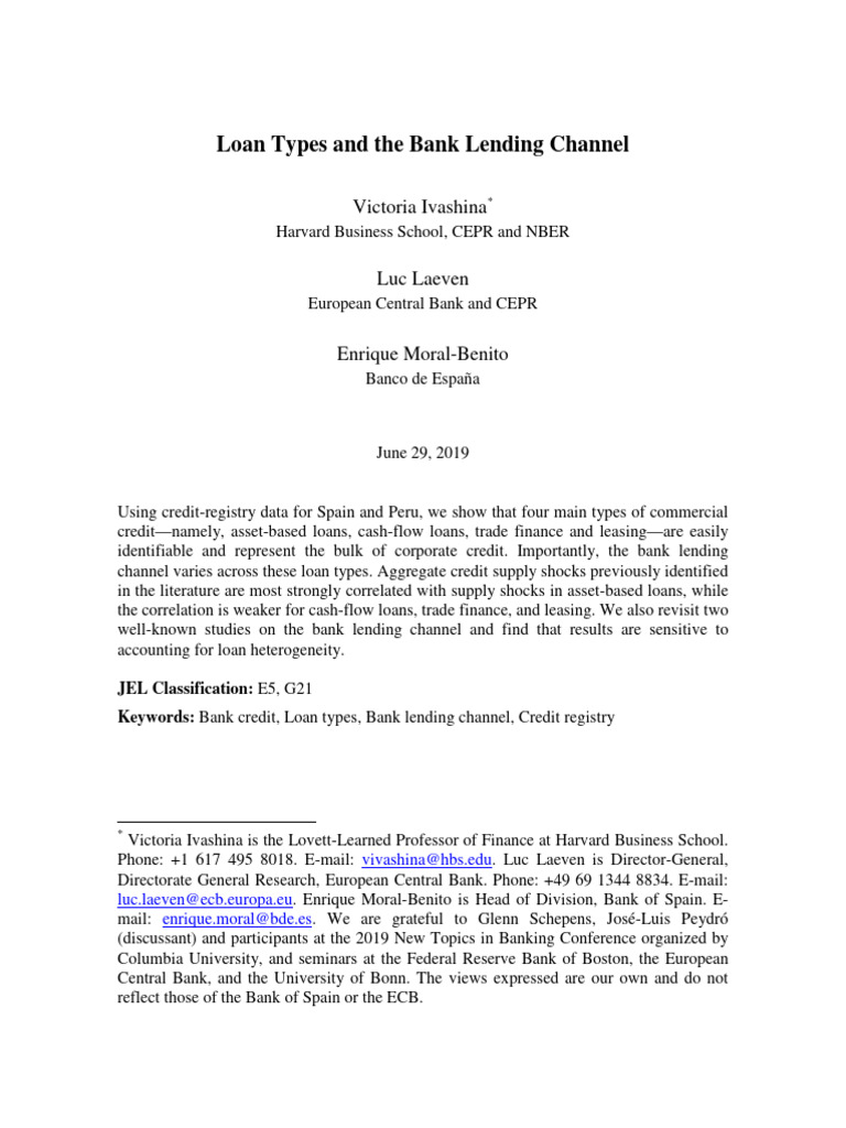 loan-types-and-the-bank-lending-channel-pdf-loans-collateral