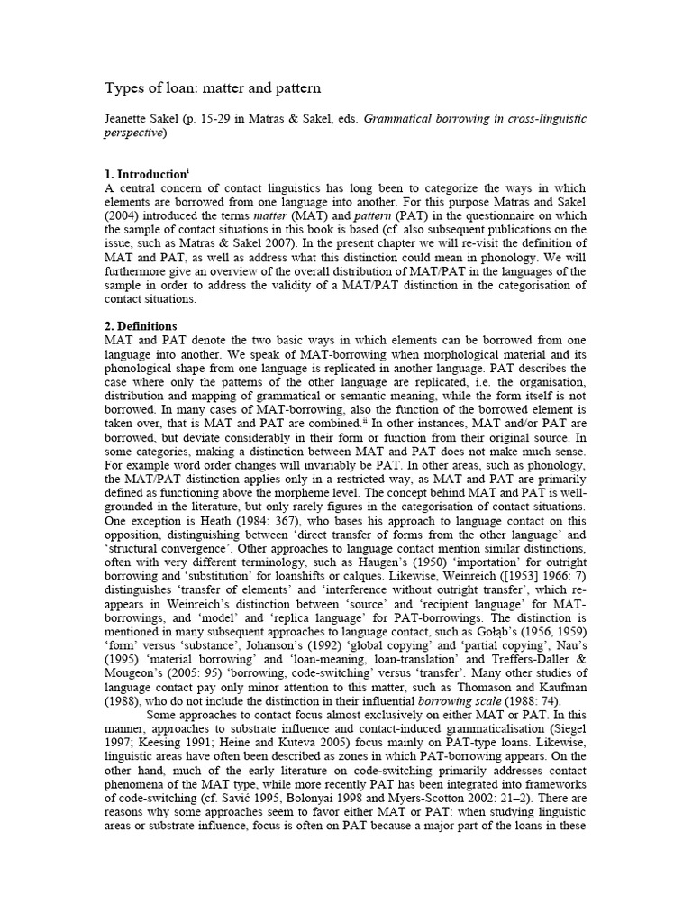 types-of-loan-matter-and-pattern-pdf-phonology-word