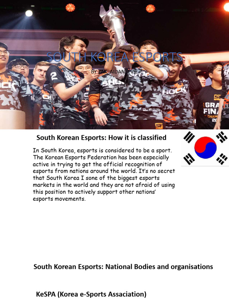 South Korea Esports | PDF | South Korea | World Politics