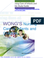 Wongs Nursing Care of Infants and Children 9 Ed Study Guide