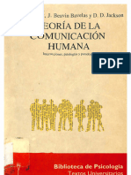 Watzlawick, P., Beavin, J., & Jackson, D. (1981) - Teoría de La Comunicación Humana. Cap. 2