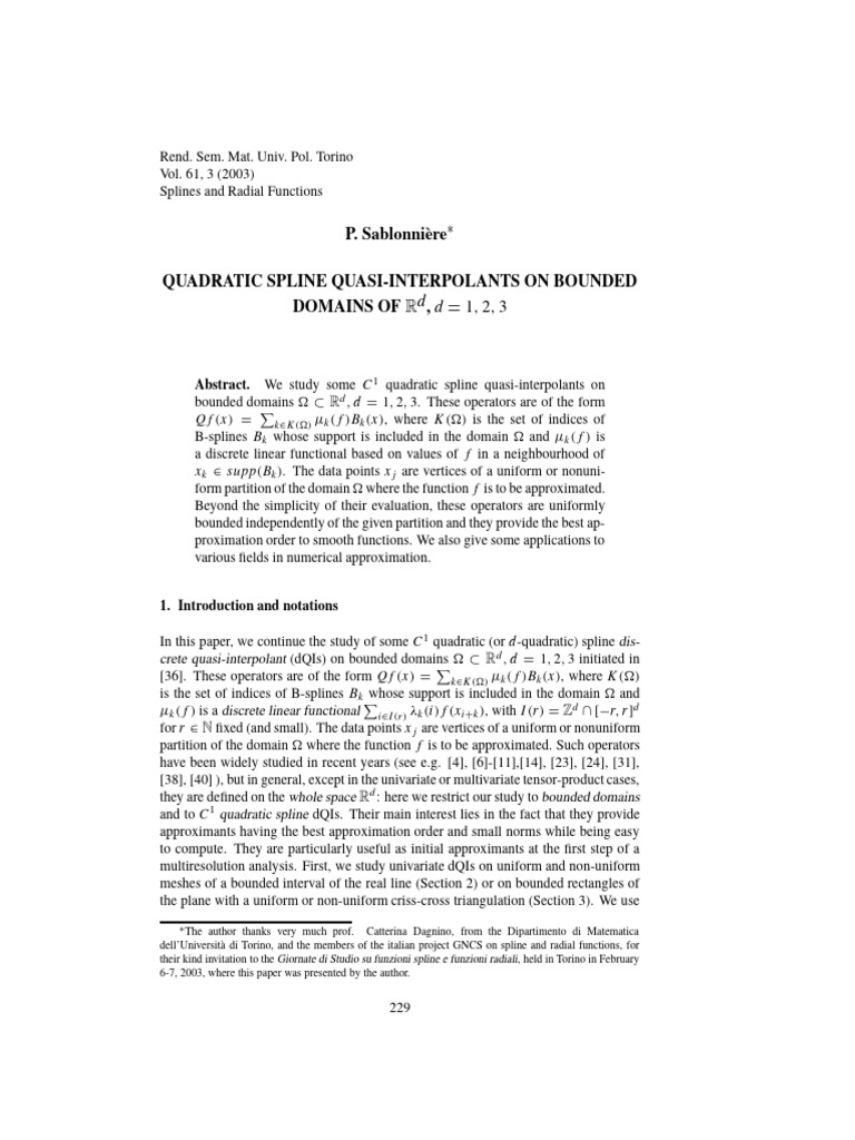Sablonni re 2003 pdf polynomial integral