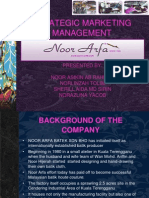 Strategic Marketing Management for Noor Arfa Batek