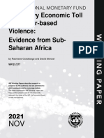 The Heavy Economic Toll of Gender-Based Violence: Evidence From Sub - Saharan Africa