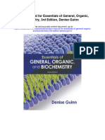 Solution Manual For Essentials of General Organic and Biochemistry 3rd Edition Denise Guinn