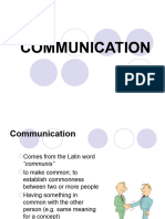 Nature of Communication