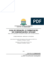 Guia de Redação e Formatação de Comunicações Oficiais no Âmbito da UFT (2ª ed., 2016)