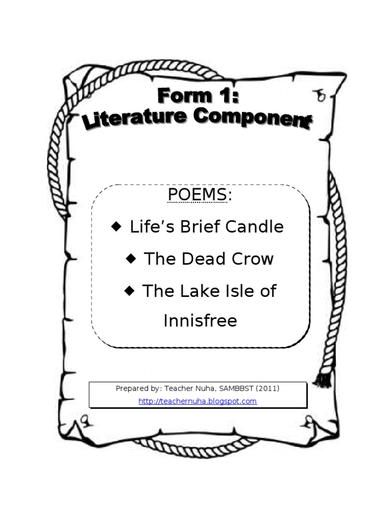 Poetry Analysis with Visual Aids | PDF