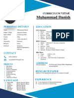 Resume Muhammad Danish