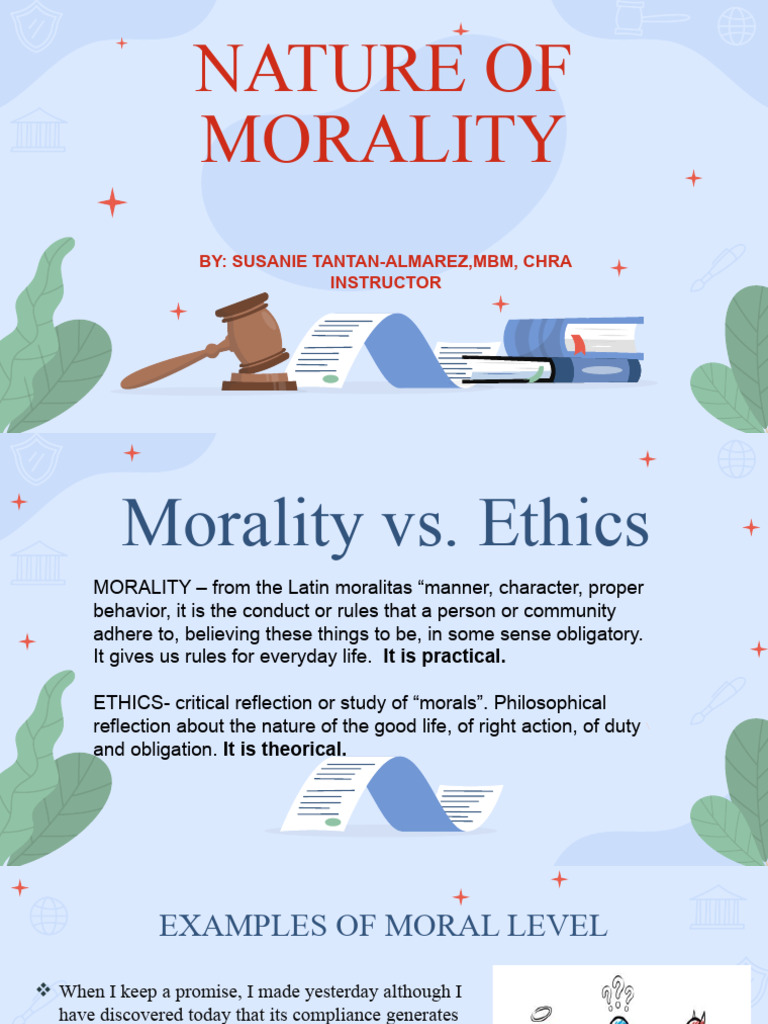 Understanding Morality and Ethics | PDF