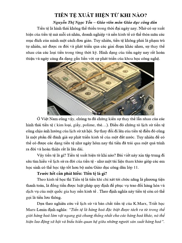 Tien xuat hien khi nao pdf