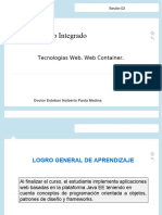 Semana 02 Tecnologías Web. Web Container.