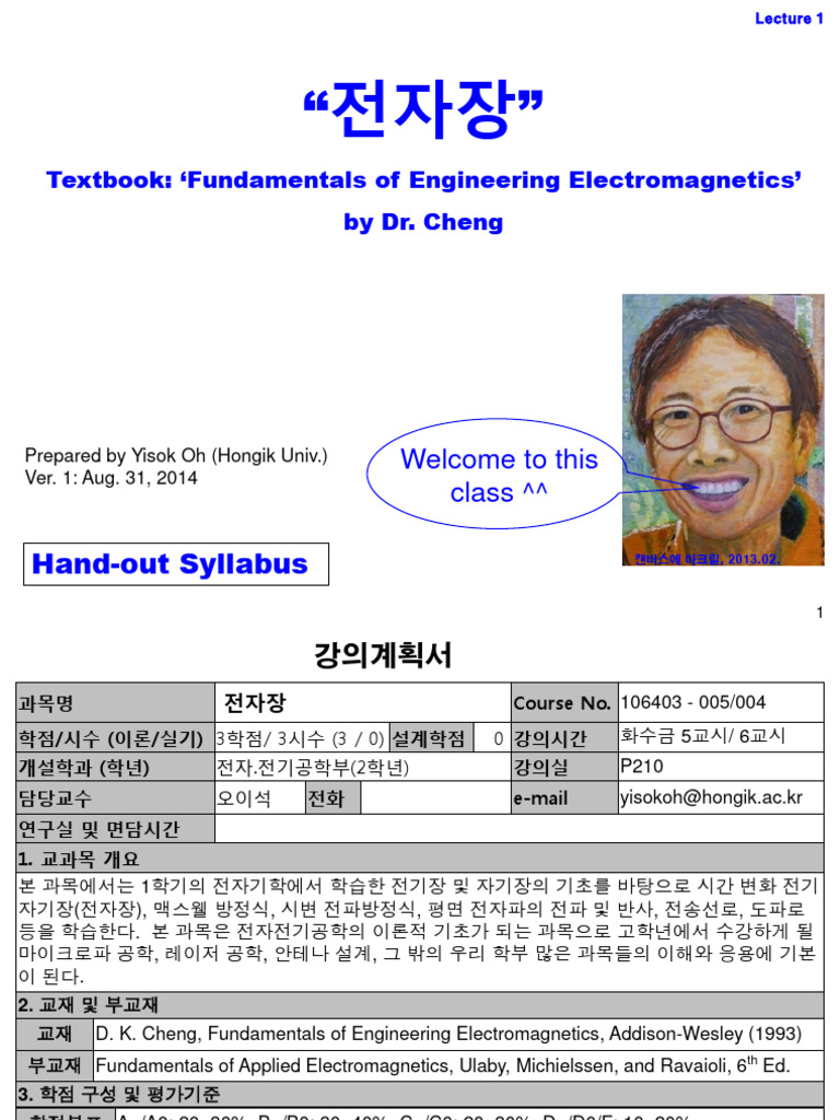 Textbook: Fundamentals of Engineering Electromagnetics' by Dr