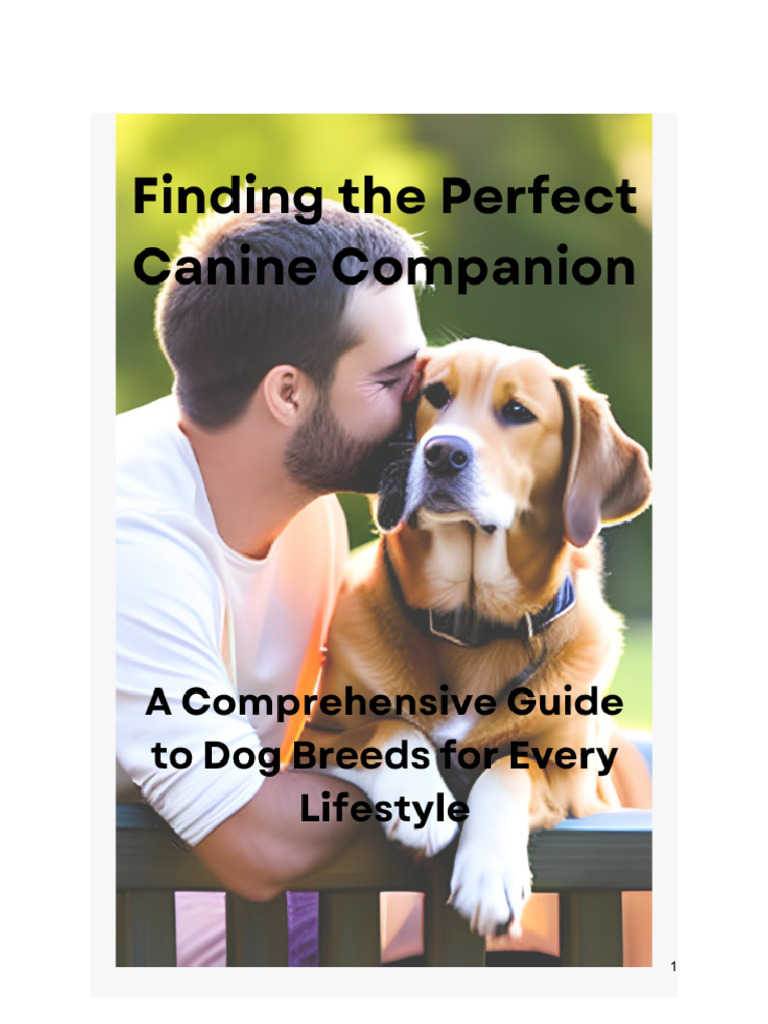 Image showcasing How To Choose The Right Dog For Your Lifestyle | PDF | Herding Dogs | Dogs