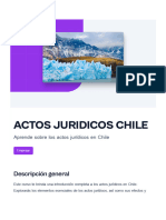 Actos Juridicos Chile