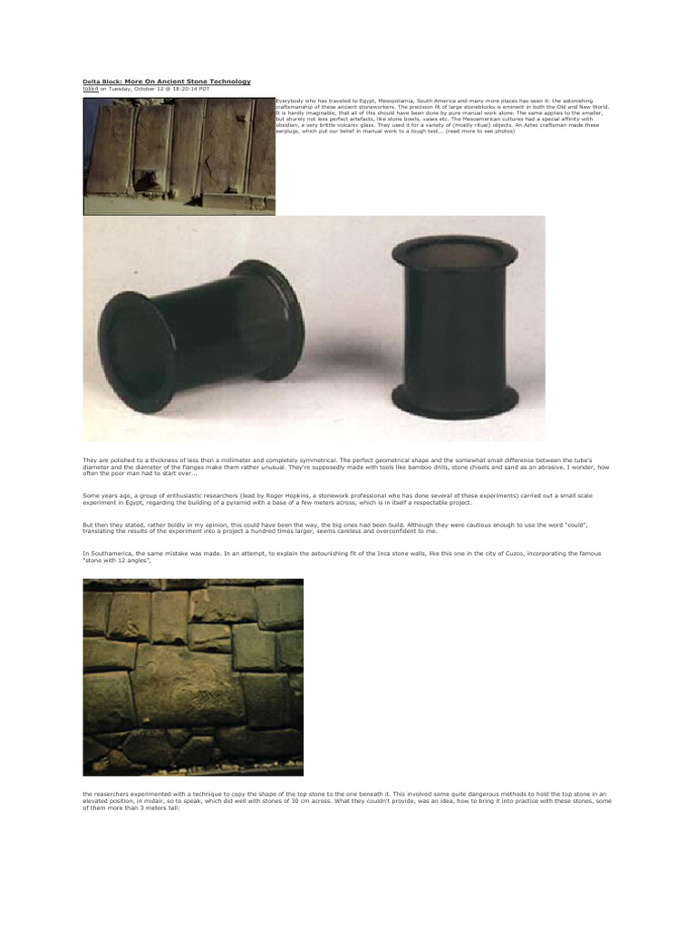 Drevna Gradnja Od Kamenja | PDF | Machining