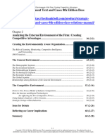 Strategic Management Text Cases 8th Edition Dess Solutions Manual