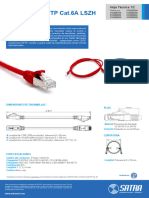 Anexo 5 - Patch Cord 2 M SFTP Cat 6A - Satra