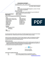Certificado de Calidad Impresora HP