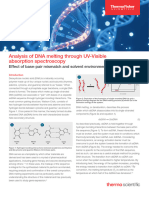 Analysis of DNA Melting Through UV-Visible