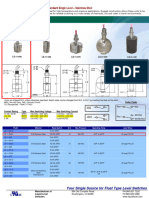 Switch Level 100 Va SPST 316 Ss Innovative Components PN Ls-11-043-4