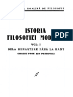 Istoria Filozofiei Moderne Vol I