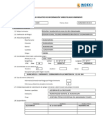 Ficha de Peligro Inminente Corralpampa Sinpad