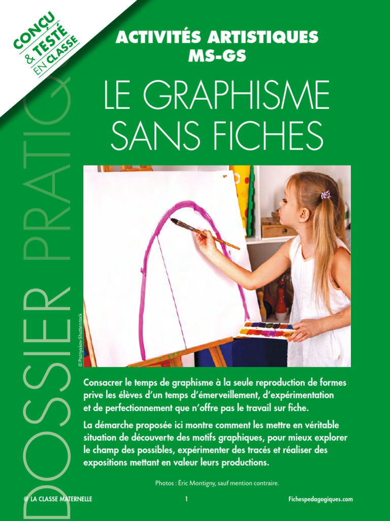 Graphisme en Maternelle : Activités Pratiques | PDF | Crayon | Papier