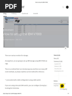 How To Set Up The IBM V7000
