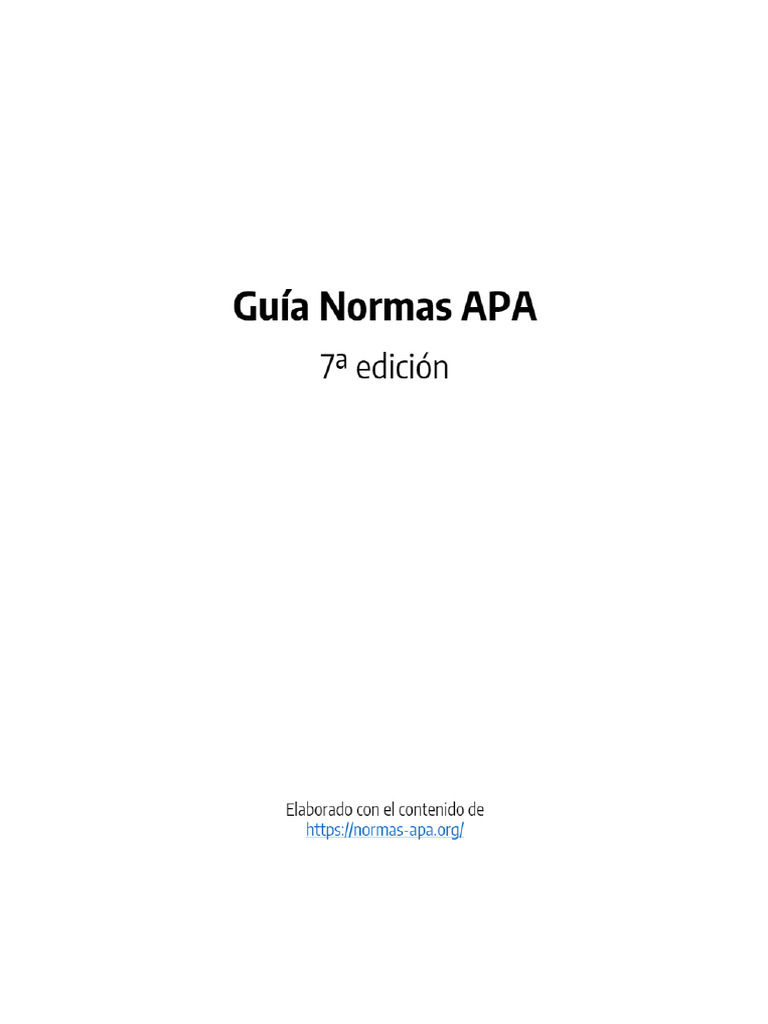 Formato Apa | PDF
