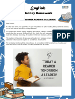 Grade 4 English Holiday Homework-New