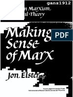 ELSTER, JON - Making Sense of Marx (Studies in Marxism and Social Theory) (OCR)