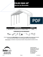 Toldo Max Ap: Manual de Ensamble