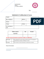 Form Certificacion Cursos