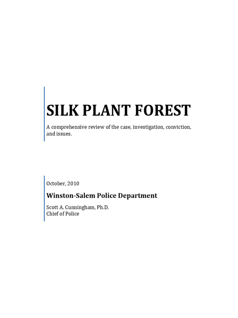 Silk Plant Forest Review PDF Crime Scene